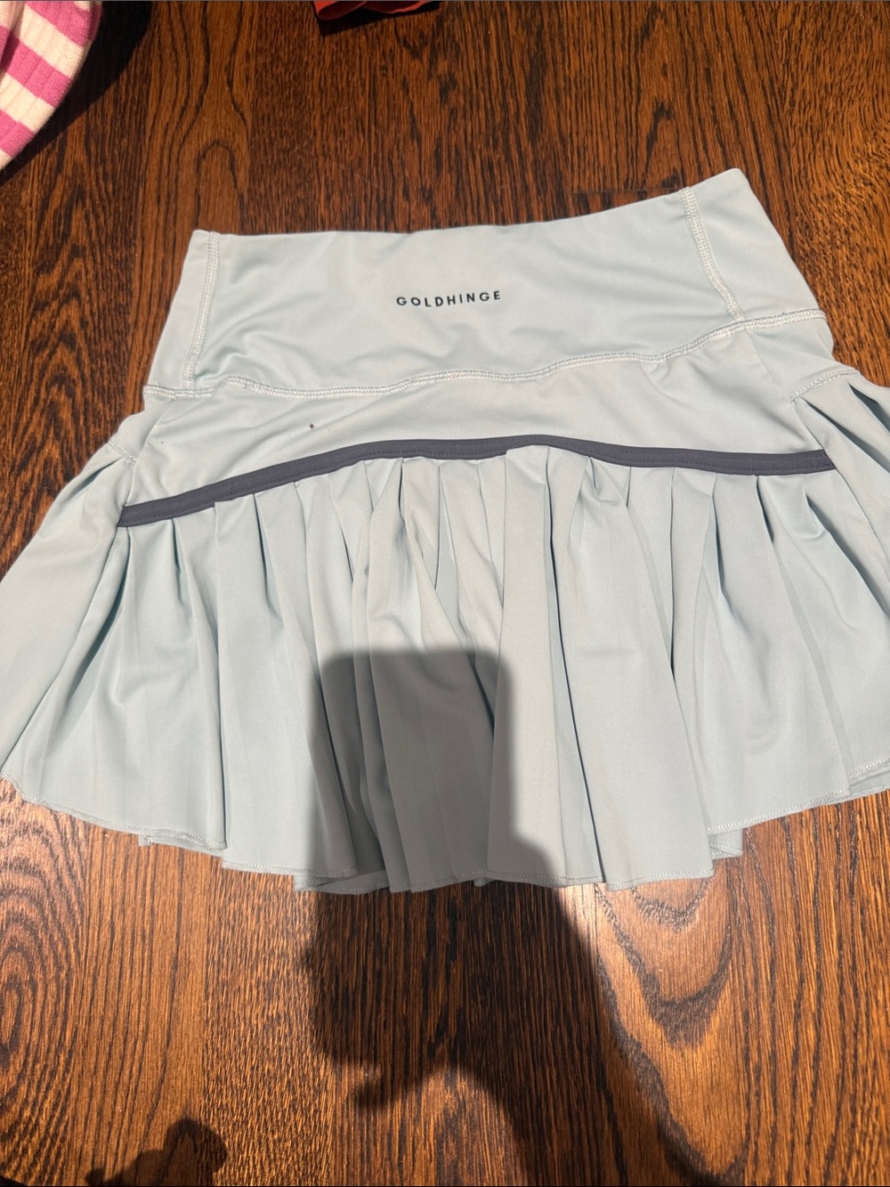 GoldHinge Women's Light Blue Athletic Skort